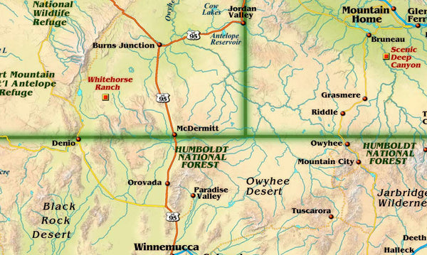 Northwestern United States Full-Size Wall Map - Wide World Maps & MORE! - Map - Wide World Maps & MORE! - Wide World Maps & MORE!