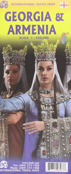Georgia & Armenia | Tbilisi, Yerevan - Wide World Maps & MORE! - Map - ITMB Publishing, Ltd. - Wide World Maps & MORE!