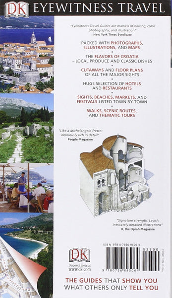 DK Eyewitness Travel Guide: Croatia - Wide World Maps & MORE! - Book - Brand: DK Travel - Wide World Maps & MORE!