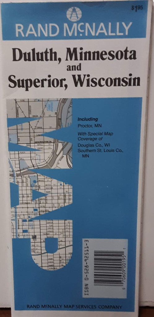 Folded Map-Duluth MN & Superior (Rand McNally) - Wide World Maps & MORE! - Book - Wide World Maps & MORE! - Wide World Maps & MORE!