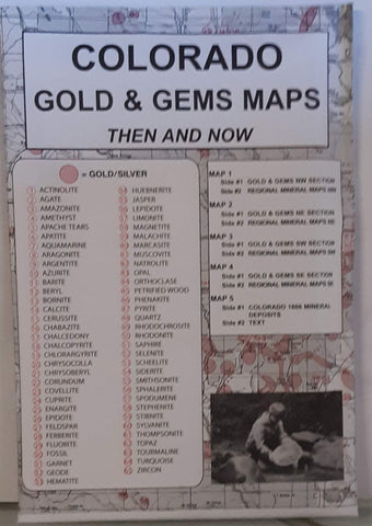 Colorado, Gold and Gems, 5-Map Set, Then and Now by Northwest Distributors - Wide World Maps & MORE! - Map - Northwest Distributors - Wide World Maps & MORE!