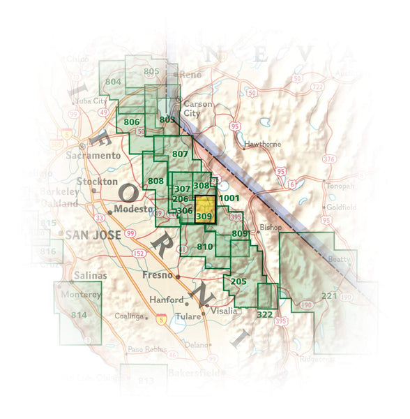 Yosemite SE: Ansel Adams Wilderness (National Geographic Trails Illustrated Map) - Wide World Maps & MORE! - Map - National Geographic Maps - Wide World Maps & MORE!