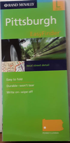 Pittsburgh Easyfinder Map - Wide World Maps & MORE! - Book - Wide World Maps & MORE! - Wide World Maps & MORE!