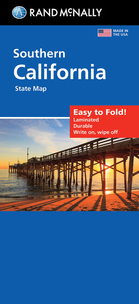 Rand McNally Easy To Fold: Southern California Laminated Map [Map] Rand McNally - Wide World Maps & MORE!