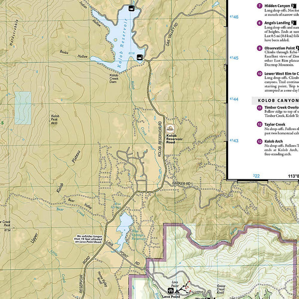 Zion National Park (National Geographic Trails Illustrated Map 214) - Wide World Maps & MORE! - Map - National Geographic Maps - Wide World Maps & MORE!