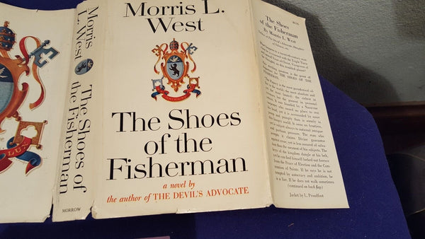 1963 The SHOES of the FISHERMAN Hardcover Book by MORRIS WEST 3rd Printing [Hardcover] - Wide World Maps & MORE!