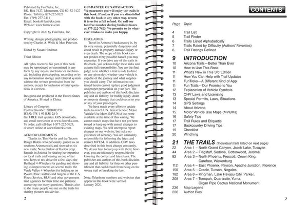 Guide to Arizona Backroads & 4-Wheel-Drive Trails 3rd Edition - Wide World Maps & MORE! - Book - Funtreks Inc. - Wide World Maps & MORE!