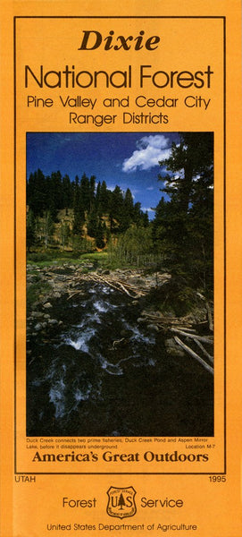 Dixie National Forest: Pine Valley and Cedar City Ranger Districts (America's Great Outdoors, 23.45.407.04/95C) - Wide World Maps & MORE! - Book - Wide World Maps & MORE! - Wide World Maps & MORE!
