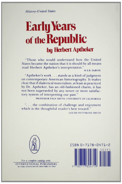 Early Years of the Republic:  from the end of the Revolution to the first administration of Washington (1783-1793) - Wide World Maps & MORE! - Book - Brand: Intl Pub - Wide World Maps & MORE!