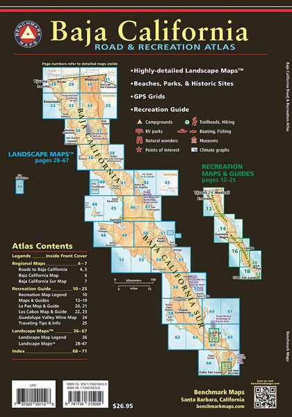 Baja California Road & Recreation Atlas - Wide World Maps & MORE!