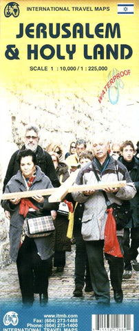 Jerusalem & Holy Land 1:10,000/1:225,000 (SERIE INTERNAT - 1/225.000) - Wide World Maps & MORE! - Book - ITM - Wide World Maps & MORE!
