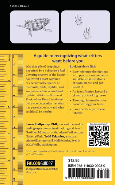 Scats and Tracks of the Desert Southwest: A Field Guide to the Signs of 70 Wildlife Species (Scats and Tracks Series) - Wide World Maps & MORE!