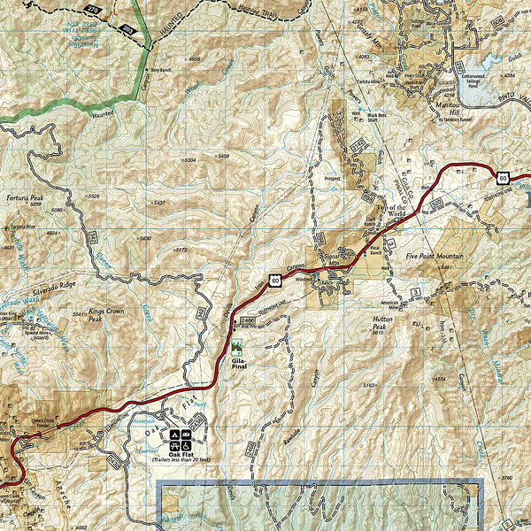Salt River Canyon [Tonto National Forest] (National Geographic Trails Illustrated Map, 853) - Wide World Maps & MORE!