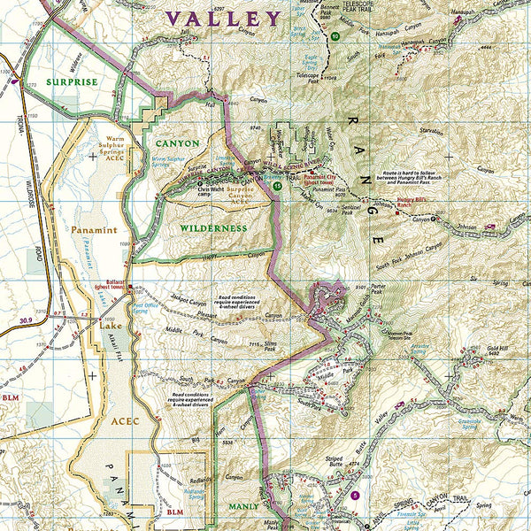 Death Valley National Park (National Geographic Trails Illustrated Map, 221) - Wide World Maps & MORE!