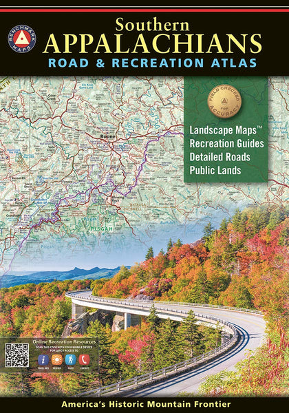 Southern Appalachians Road & Recreation Atlas (Benchmark Recreation Atlases) - Wide World Maps & MORE! - Book - Benchmark Maps - Wide World Maps & MORE!