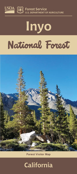 Inyo National Forest Forest Visitor Map (California) - Wide World Maps & MORE!