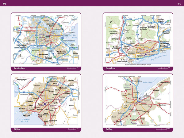 Collins Europe Handy Road Atlas - Wide World Maps & MORE! - Book - Wide World Maps & MORE! - Wide World Maps & MORE!