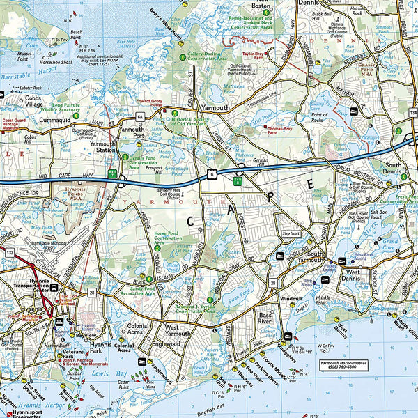 Cape Cod (National Geographic Trails Illustrated Map) - Wide World Maps & MORE! - Book - NATIONAL GEOGRAPHIC - Wide World Maps & MORE!