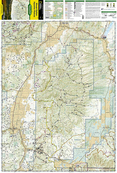 Mount Dutton, Aquarius Plateau (National Geographic Trails Illustrated Map, 705) - Wide World Maps & MORE! - Map - National Geographic Maps - Wide World Maps & MORE!