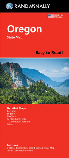 Rand McNally Easy To Read: Oregon State Map [Map] Rand McNally - Wide World Maps & MORE!