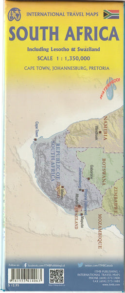 South Africa Including Lesotho & Swaziland (Cape Town, Johannesburg, Pretoria) [Map] Yusuke Ujimiya; Mark Ramsay; Levin Kramer; Tran Dinh Cuong and Phuong Vu - Wide World Maps & MORE!