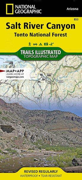 Salt River Canyon [Tonto National Forest] (National Geographic Trails Illustrated Map, 853) - Wide World Maps & MORE!