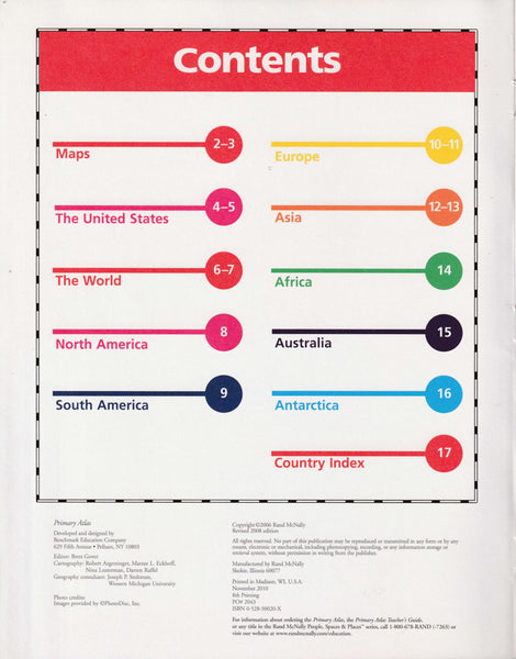 Primary Atlas (People, Spaces & Places) 1-Pack - Wide World Maps & MORE!