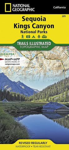 Sequoia and Kings Canyon National Parks (National Geographic Trails Illustrated Map, 205) - Wide World Maps & MORE!