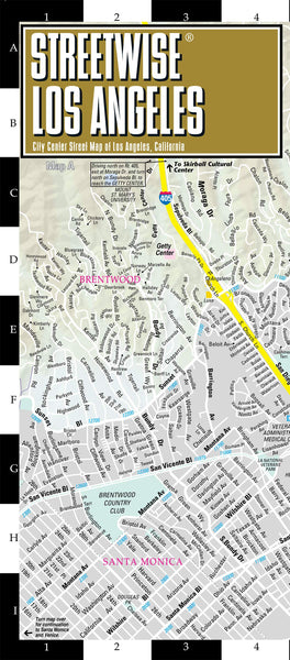 2018 Streetwise Los Angeles Map - Laminated City Center Street Map of Los Angeles, California (Michelin Streetwise Maps) - Wide World Maps & MORE!