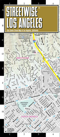 2018 Streetwise Los Angeles Map - Laminated City Center Street Map of Los Angeles, California (Michelin Streetwise Maps) - Wide World Maps & MORE!