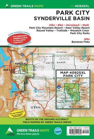 Park City, UT No. 4092SXL (Green Trails Maps, 4092SXL) [Map] Maps, Green Trails - Wide World Maps & MORE!