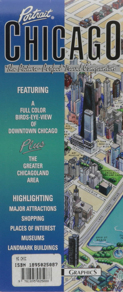 Chicago, IL Portrait The Map Group - Wide World Maps & MORE!