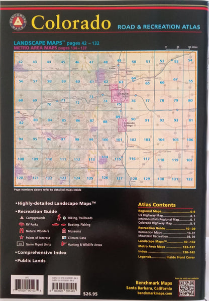 Colorado Road & Recreation Atlas - Wide World Maps & MORE!