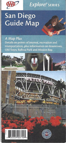 San Diego Guide Map: A Map Plus Details on Points of Interest, Recreation and Transportation, Plus Information on Downtown, Old Town, Balbo - Wide World Maps & MORE! - Book - Wide World Maps & MORE! - Wide World Maps & MORE!