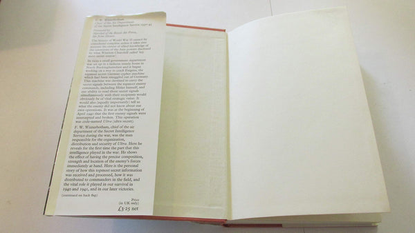 The Ultra Secret F. W. Winterbotham - Wide World Maps & MORE!