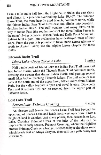 Climbing and Hiking in the Wind River Mountains (A Sierra Club Totebook) Kelsey, Joe - Wide World Maps & MORE!