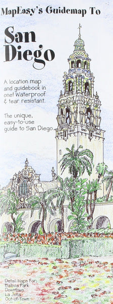 MapEasy's Guidemap to San Diego - Wide World Maps & MORE! - Book - Wide World Maps & MORE! - Wide World Maps & MORE!