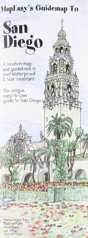 MapEasy's Guidemap to San Diego - Wide World Maps & MORE! - Book - Wide World Maps & MORE! - Wide World Maps & MORE!