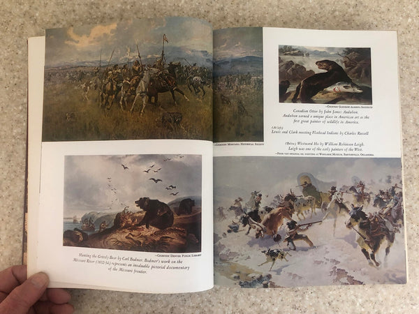 America's Great Outdoors: The Story of the Eternal Romance Between Man and Nature [Leather Bound] Bashline, L. James and Saults, Dan, Illustrated by Harrison, George H. and Harrison, George H. - Wide World Maps & MORE!