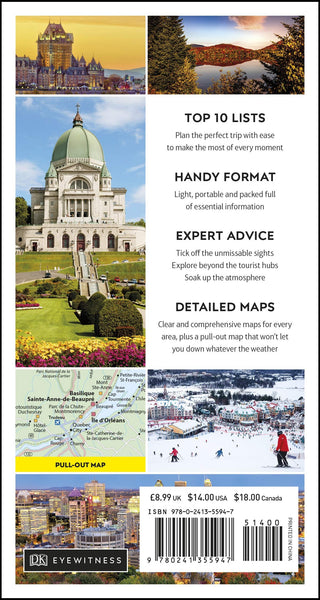 Top 10 Montreal and Quebec City (DK Eyewitness Travel Guide) - Wide World Maps & MORE! - Book - Wide World Maps & MORE! - Wide World Maps & MORE!