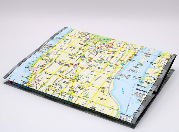 Red Maps NEW YORK CITY - MANHATTAN Street Map and City Guide - Wide World Maps & MORE! - Book - Wide World Maps & MORE! - Wide World Maps & MORE!