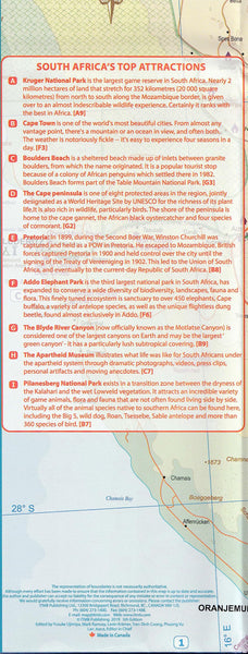 South Africa Including Lesotho & Swaziland (Cape Town, Johannesburg, Pretoria) [Map] Yusuke Ujimiya; Mark Ramsay; Levin Kramer; Tran Dinh Cuong and Phuong Vu - Wide World Maps & MORE!