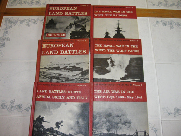 The Military History of World War II. 18 Volume Set [Hardcover] Trevor Nevitt Dupuy - Wide World Maps & MORE!