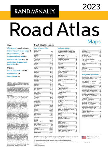 Rand McNally 2023 Road Atlas (Rand McNally Road Atlas) [Paperback] Rand McNally - Wide World Maps & MORE!
