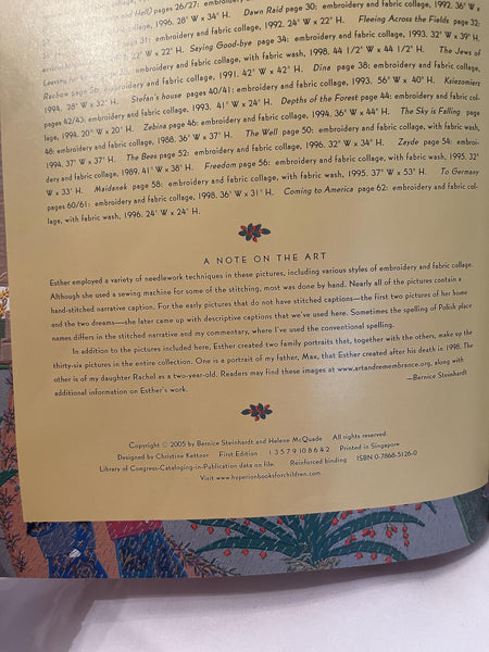 Memories of Survival [Hardcover] Krinitz, Esther Nisenthal and Steinhardt, Bernice - Wide World Maps & MORE!