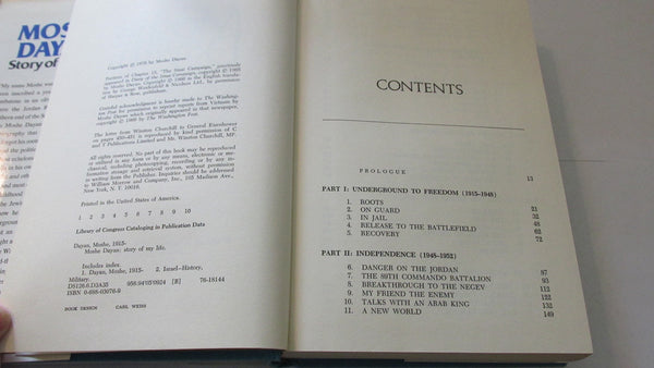 Moshe Dayan: Story of My Life: An Autobiography Dayan, Moshe - Wide World Maps & MORE!