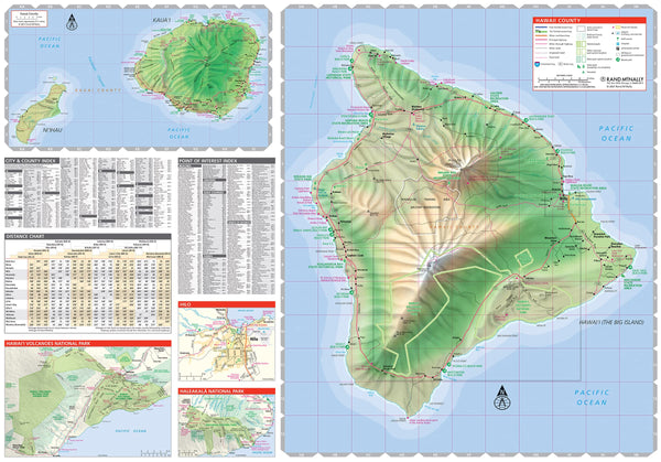 Hawaii State Map Easy to Read! - Wide World Maps & MORE!