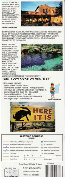 US Route 66 Map & Decal Set [Map] Global Graphics - Wide World Maps & MORE!