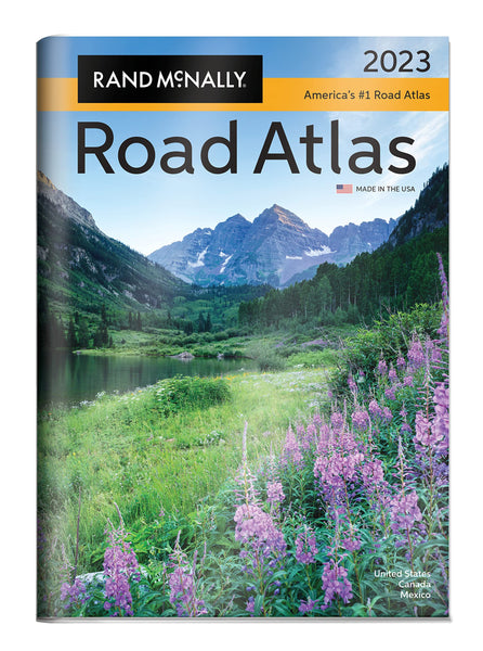 Rand McNally 2023 Road Atlas with Protective Vinyl Cover (Rand McNally Road Atlas United States/ Canada/Mexico (GIFT EDITION)) [Paperback] Rand McNally - Wide World Maps & MORE!
