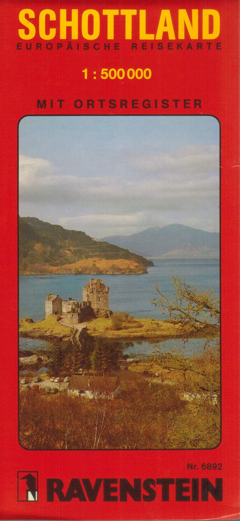 Scotland European Road Map with Index (Schottland : Europäische Reisekarte. M... - Wide World Maps & MORE!